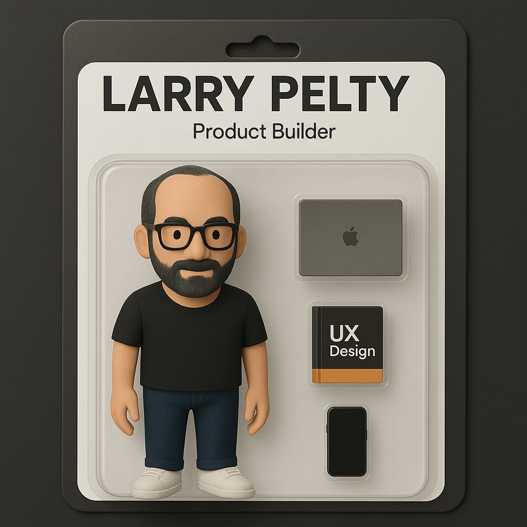 A fun AI generated image of Larry Pelty as a toy.